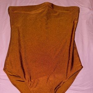 Brown Bodysuit